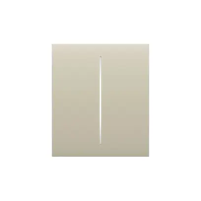 Ajax CenterButton, dvoutlačítkový, slonová kost